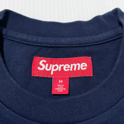 【中古品】【メンズ】 SUPREME シュプリーム 26FW HEARTS STUDDED SS TOP ハート スタッズ ショートスリーブ Tシャツ 半袖 トップス 149-260930-yo-19-teih サイズ：M カラー：ネイビー 万代Net店