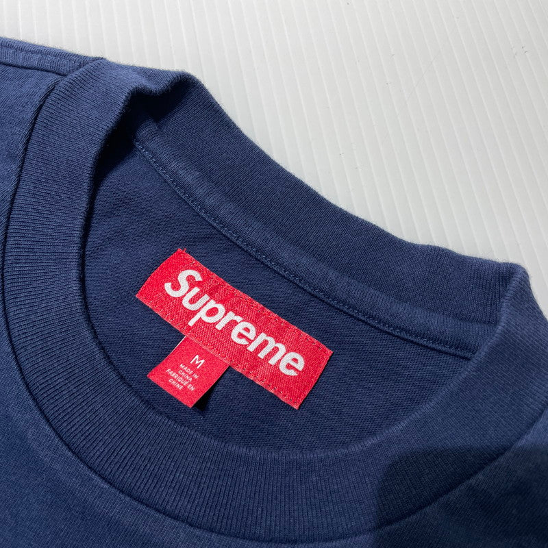【中古品】【メンズ】 SUPREME シュプリーム 26FW HEARTS STUDDED SS TOP ハート スタッズ ショートスリーブ Tシャツ 半袖 トップス 149-260930-yo-19-teih サイズ：M カラー：ネイビー 万代Net店