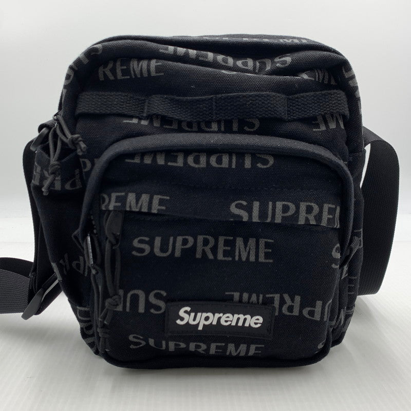【中古品】【メンズ/レディース】 Supreme シュプリーム 26FW SHOULDER BAG FW26B8-BLK-OS ショルダーバッグ カバン 149-260929-ko-18-teih カラー：ブラック 万代Net店
