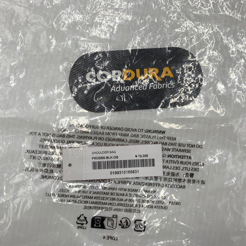 【中古品】【メンズ/レディース】 Supreme シュプリーム 26FW SHOULDER BAG FW26B8-BLK-OS ショルダーバッグ カバン 149-260929-ko-18-teih カラー：ブラック 万代Net店