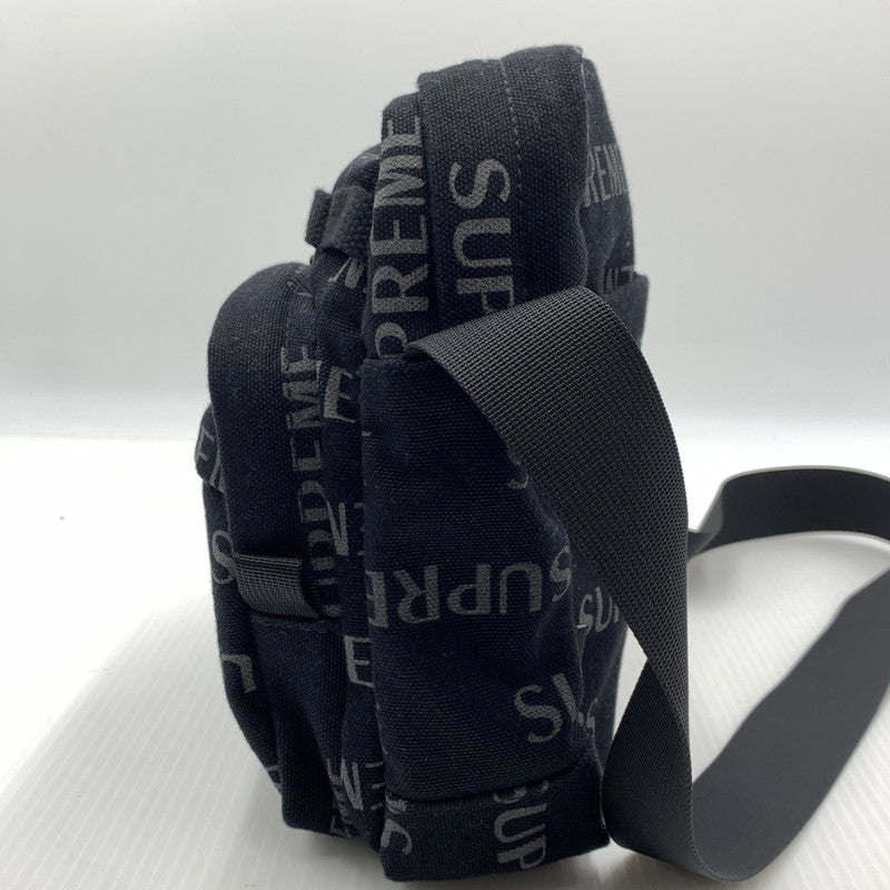 【中古品】【メンズ/レディース】 Supreme シュプリーム 26FW SHOULDER BAG FW26B8-BLK-OS ショルダーバッグ カバン 149-260929-ko-18-teih カラー：ブラック 万代Net店