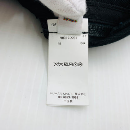 【中古品】【メンズ】 HUMAN MADE ヒューマンメイド HEART BADGE 6PANEL TWILL CAP HM31GD031 ハートバッジ 6パネル ツイルキャップ 帽子 185-260929-ko-09-teih カラー：ブラック 万代Net店