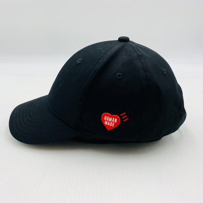 【中古品】【メンズ】 HUMAN MADE ヒューマンメイド HEART BADGE 6PANEL TWILL CAP HM31GD031 ハートバッジ 6パネル ツイルキャップ 帽子 185-260929-ko-09-teih カラー：ブラック 万代Net店