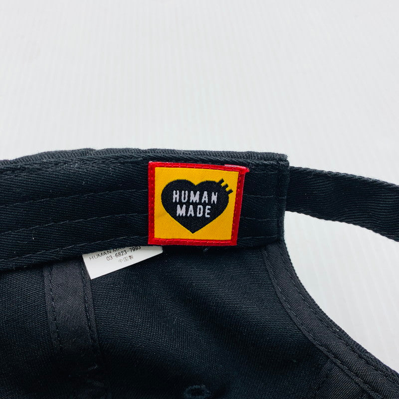 【中古品】【メンズ】 HUMAN MADE ヒューマンメイド HEART BADGE 6PANEL TWILL CAP HM31GD031 ハートバッジ 6パネル ツイルキャップ 帽子 185-260929-ko-09-teih カラー：ブラック 万代Net店
