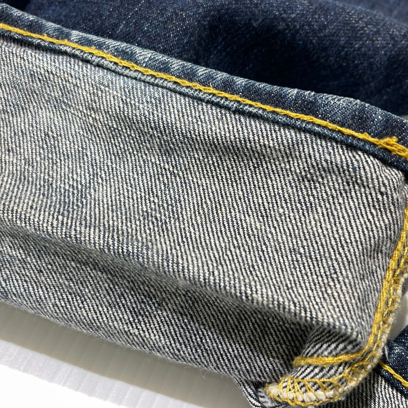 【中古品】【メンズ】 EVISU エヴィス カモメ PAINT DENIM PANTS ペイント デニムパンツ ボトムス 156-260930-yo-01-teih サイズ：32 カラー：インディゴ 万代Net店
