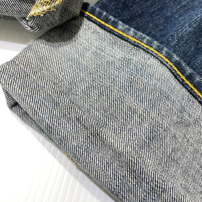 【中古品】【メンズ】 EVISU エヴィス カモメ PAINT DENIM PANTS ペイント デニムパンツ ボトムス 156-260930-yo-01-teih サイズ：32 カラー：インディゴ 万代Net店