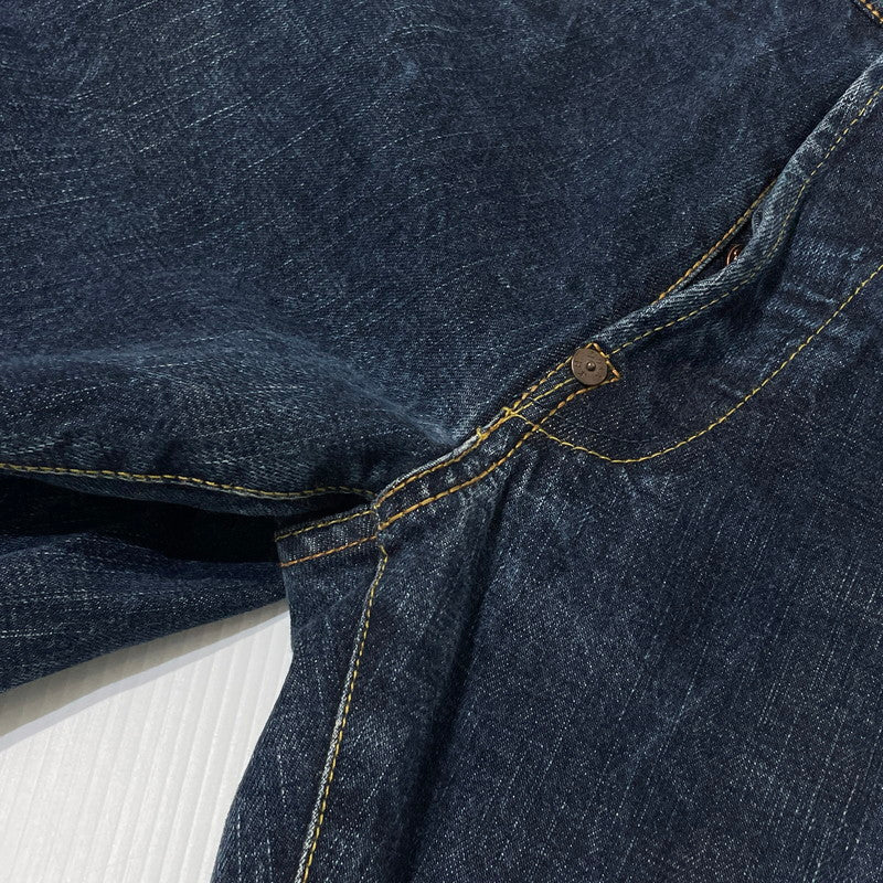 【中古品】【メンズ】 EVISU エヴィス カモメ PAINT DENIM PANTS ペイント デニムパンツ ボトムス 156-260930-yo-01-teih サイズ：32 カラー：インディゴ 万代Net店