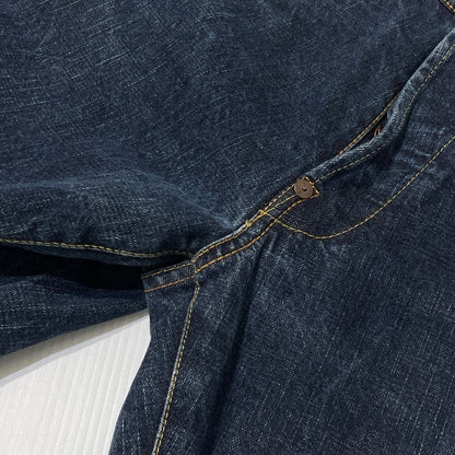 【中古品】【メンズ】 EVISU エヴィス カモメ PAINT DENIM PANTS ペイント デニムパンツ ボトムス 156-260930-yo-01-teih サイズ：32 カラー：インディゴ 万代Net店