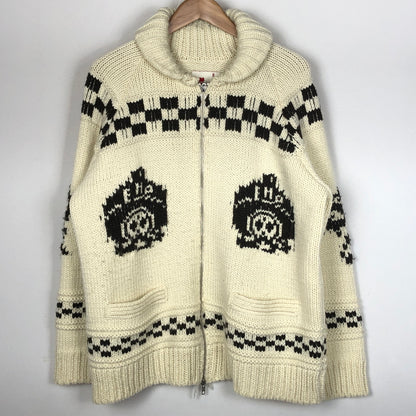 【中古品】【メンズ】 EMOTIONALLY UNAVAILABLE EU エモーショナリー アンアベイラブル イーユー LATIN KNIT JACKET ラテン ニット ジャケット アウター 141-260929-sa-34-teih サイズ：M カラー：ベージュ 万代Net店