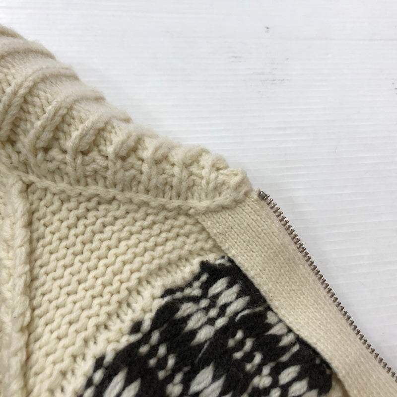 【中古品】【メンズ】 EMOTIONALLY UNAVAILABLE EU エモーショナリー アンアベイラブル イーユー LATIN KNIT JACKET ラテン ニット ジャケット アウター 141-260929-sa-34-teih サイズ：M カラー：ベージュ 万代Net店