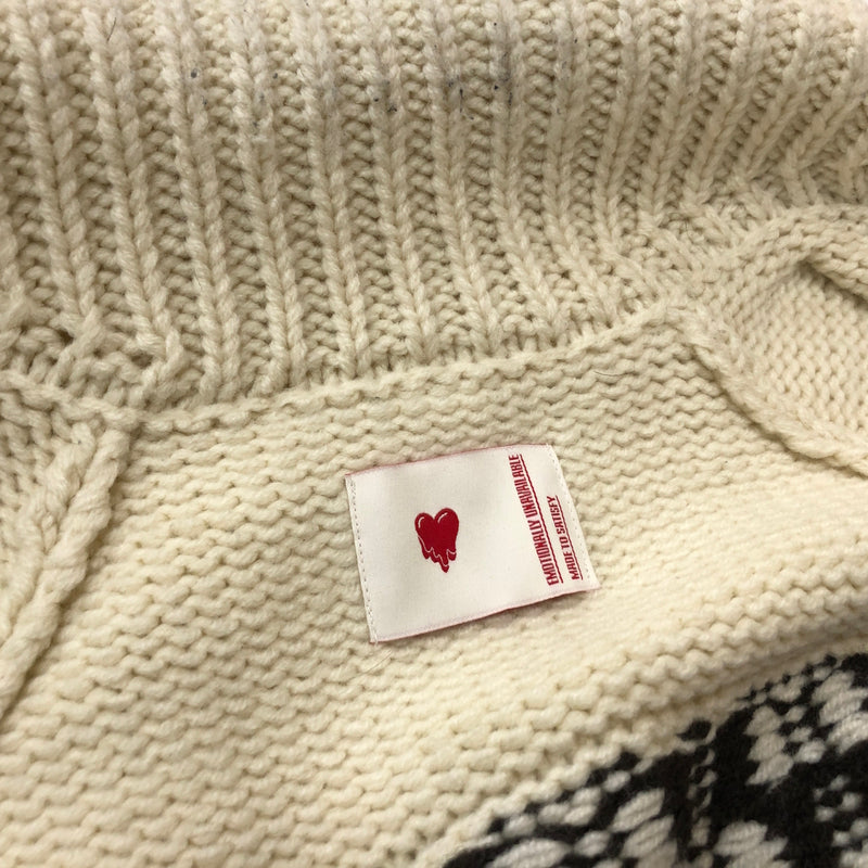 【中古品】【メンズ】 EMOTIONALLY UNAVAILABLE EU エモーショナリー アンアベイラブル イーユー LATIN KNIT JACKET ラテン ニット ジャケット アウター 141-260929-sa-34-teih サイズ：M カラー：ベージュ 万代Net店