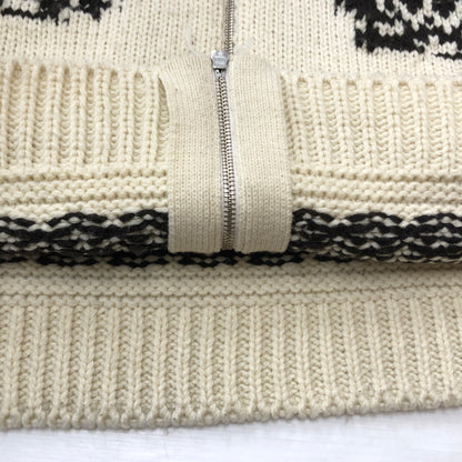 【中古品】【メンズ】 EMOTIONALLY UNAVAILABLE EU エモーショナリー アンアベイラブル イーユー LATIN KNIT JACKET ラテン ニット ジャケット アウター 141-260929-sa-34-teih サイズ：M カラー：ベージュ 万代Net店