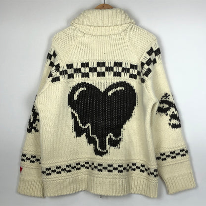 【中古品】【メンズ】 EMOTIONALLY UNAVAILABLE EU エモーショナリー アンアベイラブル イーユー LATIN KNIT JACKET ラテン ニット ジャケット アウター 141-260929-sa-34-teih サイズ：M カラー：ベージュ 万代Net店