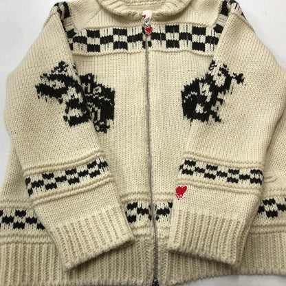 【中古品】【メンズ】 EMOTIONALLY UNAVAILABLE EU エモーショナリー アンアベイラブル イーユー LATIN KNIT JACKET ラテン ニット ジャケット アウター 141-260929-sa-34-teih サイズ：M カラー：ベージュ 万代Net店