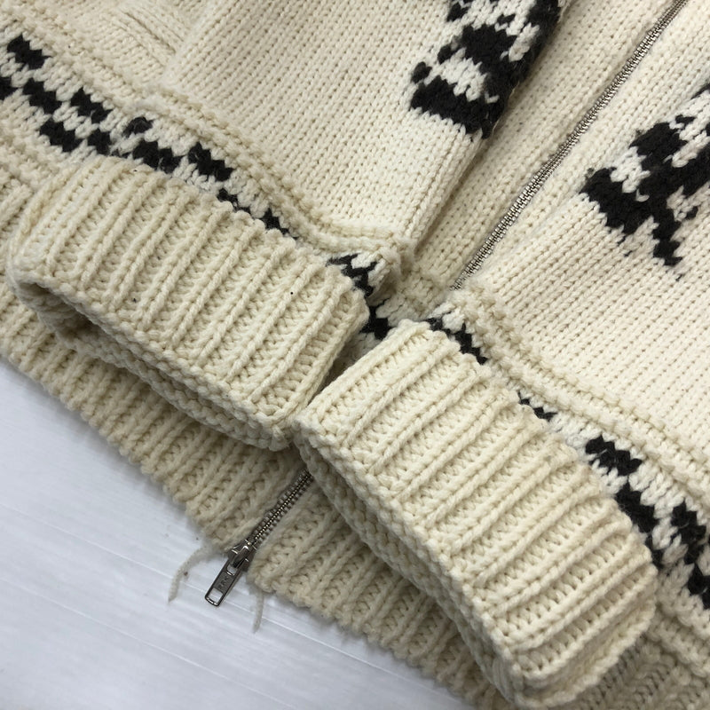 【中古品】【メンズ】 EMOTIONALLY UNAVAILABLE EU エモーショナリー アンアベイラブル イーユー LATIN KNIT JACKET ラテン ニット ジャケット アウター 141-260929-sa-34-teih サイズ：M カラー：ベージュ 万代Net店