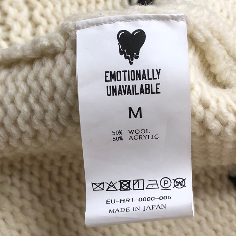 【中古品】【メンズ】 EMOTIONALLY UNAVAILABLE EU エモーショナリー アンアベイラブル イーユー LATIN KNIT JACKET ラテン ニット ジャケット アウター 141-260929-sa-34-teih サイズ：M カラー：ベージュ 万代Net店