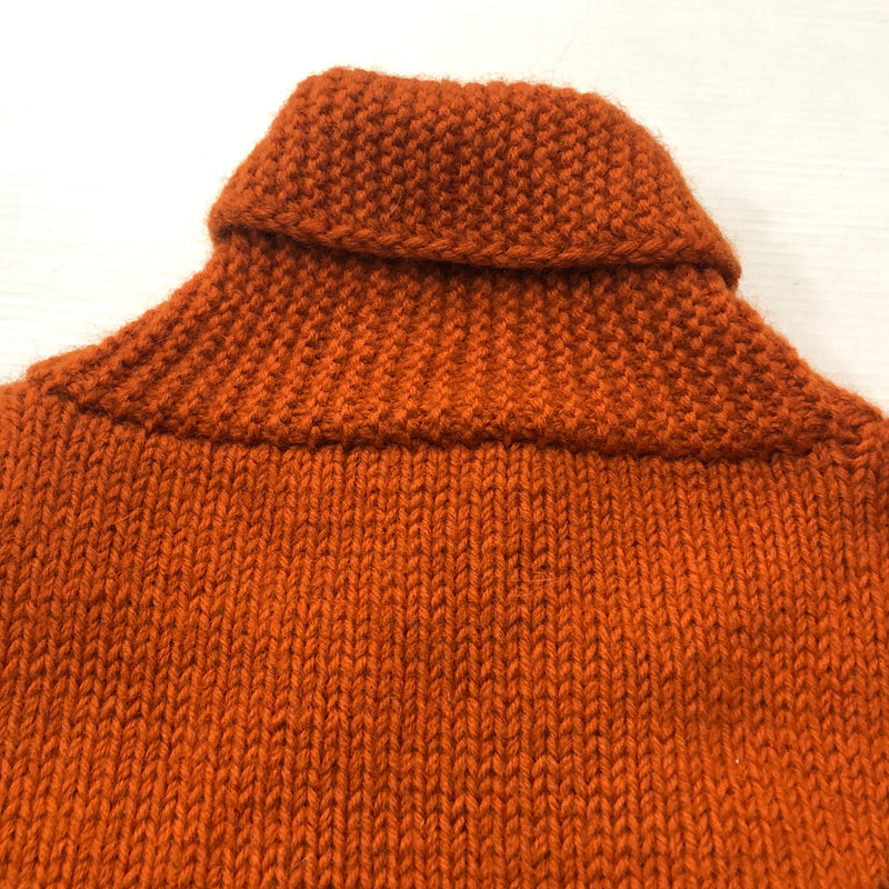 【中古品】【メンズ】 DRY BONES ドライボーンズ COWICHAN SWEATER カウチン セーター アウター 145-260929-sa-35-teih サイズ：3 カラー：オレンジ×ブラック 万代Net店
