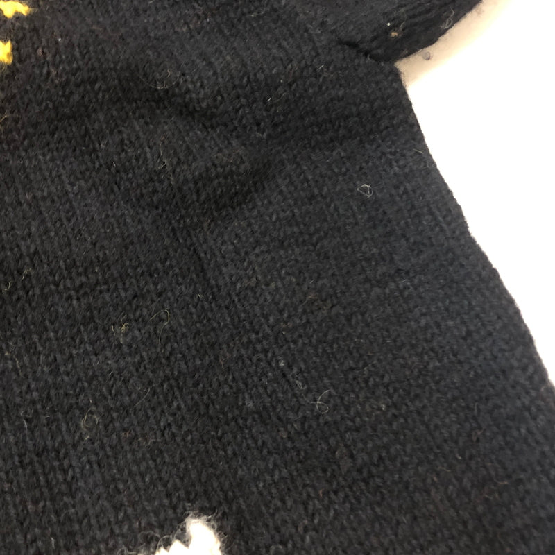 【中古品】【メンズ】 DRY BONES ドライボーンズ COWICHAN SWEATER カウチン セーター アウター 145-260929-sa-35-teih サイズ：3 カラー：オレンジ×ブラック 万代Net店