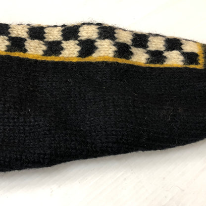 【中古品】【メンズ】 DRY BONES ドライボーンズ COWICHAN SWEATER カウチン セーター アウター 145-260929-sa-35-teih サイズ：3 カラー：オレンジ×ブラック 万代Net店