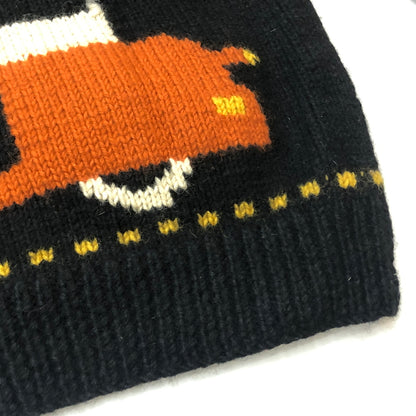 【中古品】【メンズ】 DRY BONES ドライボーンズ COWICHAN SWEATER カウチン セーター アウター 145-260929-sa-35-teih サイズ：3 カラー：オレンジ×ブラック 万代Net店