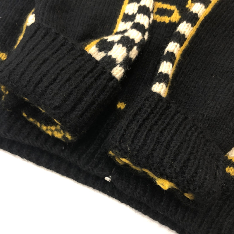 【中古品】【メンズ】 DRY BONES ドライボーンズ COWICHAN SWEATER カウチン セーター アウター 145-260929-sa-35-teih サイズ：3 カラー：オレンジ×ブラック 万代Net店