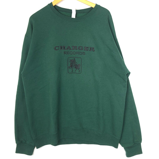 【中古品】【メンズ】 WACKO MARIA ワコマリア × JERZEES CHARGER RECORDS ジャージーズ チャージェー レコーズ 別注コラボ アウター 刺繍SWEAT 145-260929-sa-29-teih サイズ：L カラー：グリーン 万代Net店