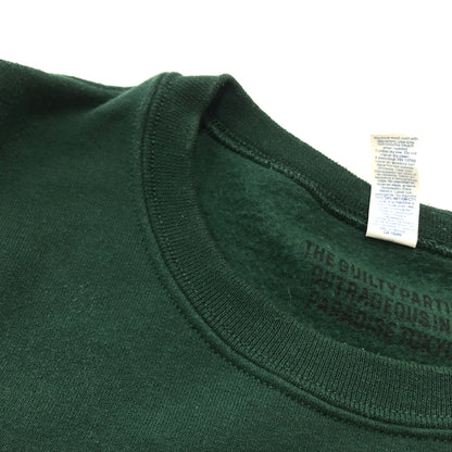 【中古品】【メンズ】 WACKO MARIA ワコマリア × JERZEES CHARGER RECORDS ジャージーズ チャージェー レコーズ 別注コラボ アウター 刺繍SWEAT 145-260929-sa-29-teih サイズ：L カラー：グリーン 万代Net店