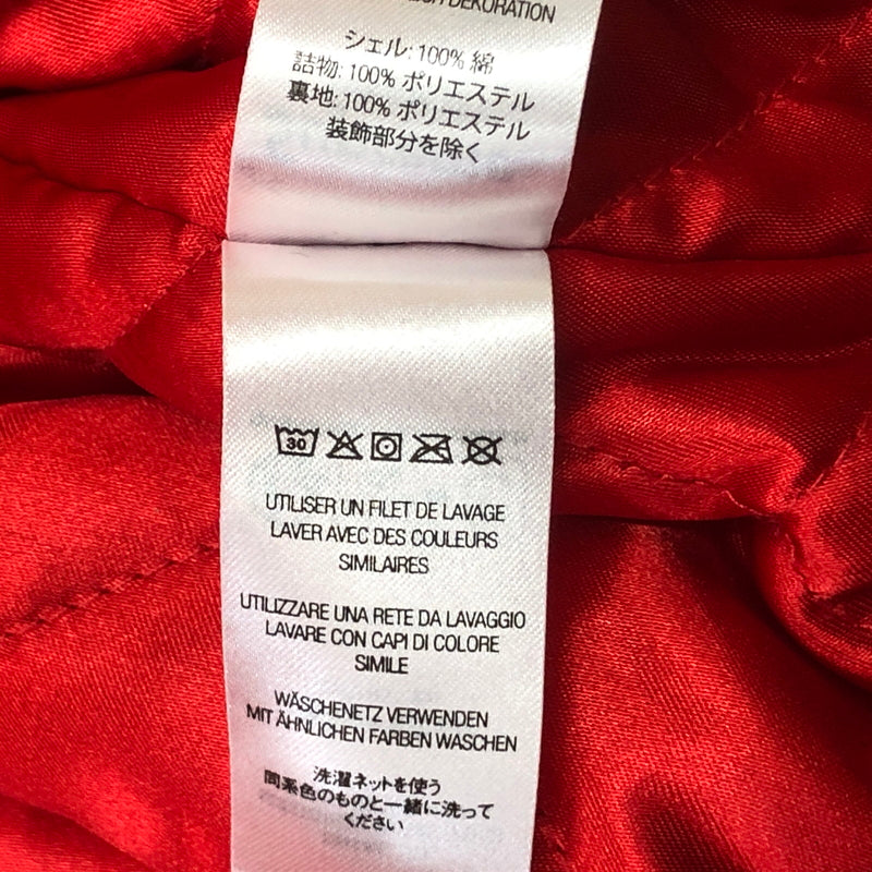 【中古品】【メンズ】 SUPREME シュプリーム × MITCHELL ＆ NESS ミッチェル アンド ネス 別注コラボ 24AW TWILL STADIUM JACKET 2024年秋冬 ツイル スタジアム ジャケット アウター 144-260929-sa-31-teih サイズ：M カラー：レッド 万代Net店