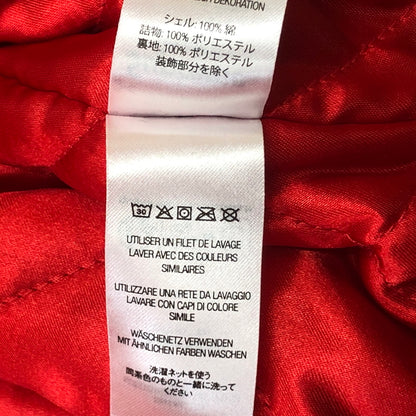 【中古品】【メンズ】 SUPREME シュプリーム × MITCHELL ＆ NESS ミッチェル アンド ネス 別注コラボ 24AW TWILL STADIUM JACKET 2024年秋冬 ツイル スタジアム ジャケット アウター 144-260929-sa-31-teih サイズ：M カラー：レッド 万代Net店