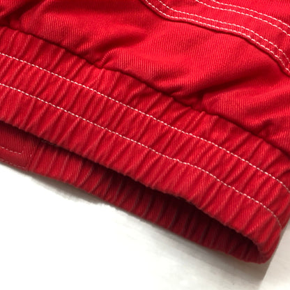 【中古品】【メンズ】 SUPREME シュプリーム × MITCHELL ＆ NESS ミッチェル アンド ネス 別注コラボ 24AW TWILL STADIUM JACKET 2024年秋冬 ツイル スタジアム ジャケット アウター 144-260929-sa-31-teih サイズ：M カラー：レッド 万代Net店