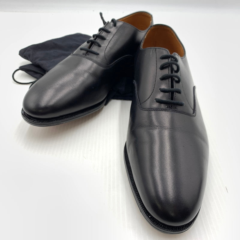 【中古品】【メンズ】 NEW & LINGWOOD ニューアンドリングウッド PLAIN TOE LEATHER SHOES プレーントゥ レザーシューズ 靴 革靴 164-261002-ko-01-teih サイズ：8H F カラー：ブラック 万代Net店