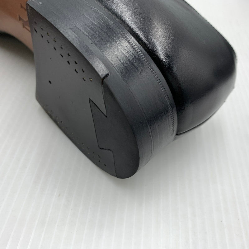 【中古品】【メンズ】 NEW & LINGWOOD ニューアンドリングウッド PLAIN TOE LEATHER SHOES プレーントゥ レザーシューズ 靴 革靴 164-261002-ko-01-teih サイズ：8H F カラー：ブラック 万代Net店