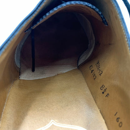 【中古品】【メンズ】 NEW & LINGWOOD ニューアンドリングウッド PLAIN TOE LEATHER SHOES プレーントゥ レザーシューズ 靴 革靴 164-261002-ko-01-teih サイズ：8H F カラー：ブラック 万代Net店
