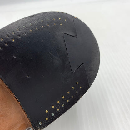 【中古品】【メンズ】 NEW & LINGWOOD ニューアンドリングウッド PLAIN TOE LEATHER SHOES プレーントゥ レザーシューズ 靴 革靴 164-261002-ko-01-teih サイズ：8H F カラー：ブラック 万代Net店