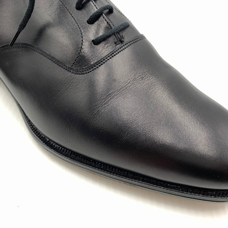 【中古品】【メンズ】 NEW & LINGWOOD ニューアンドリングウッド PLAIN TOE LEATHER SHOES プレーントゥ レザーシューズ 靴 革靴 164-261002-ko-01-teih サイズ：8H F カラー：ブラック 万代Net店
