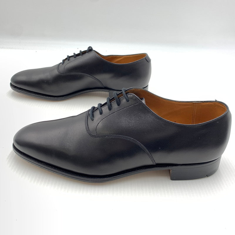【中古品】【メンズ】 NEW & LINGWOOD ニューアンドリングウッド PLAIN TOE LEATHER SHOES プレーントゥ レザーシューズ 靴 革靴 164-261002-ko-01-teih サイズ：8H F カラー：ブラック 万代Net店