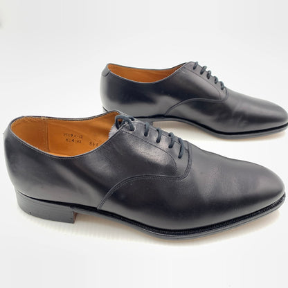 【中古品】【メンズ】 NEW & LINGWOOD ニューアンドリングウッド PLAIN TOE LEATHER SHOES プレーントゥ レザーシューズ 靴 革靴 164-261002-ko-01-teih サイズ：8H F カラー：ブラック 万代Net店