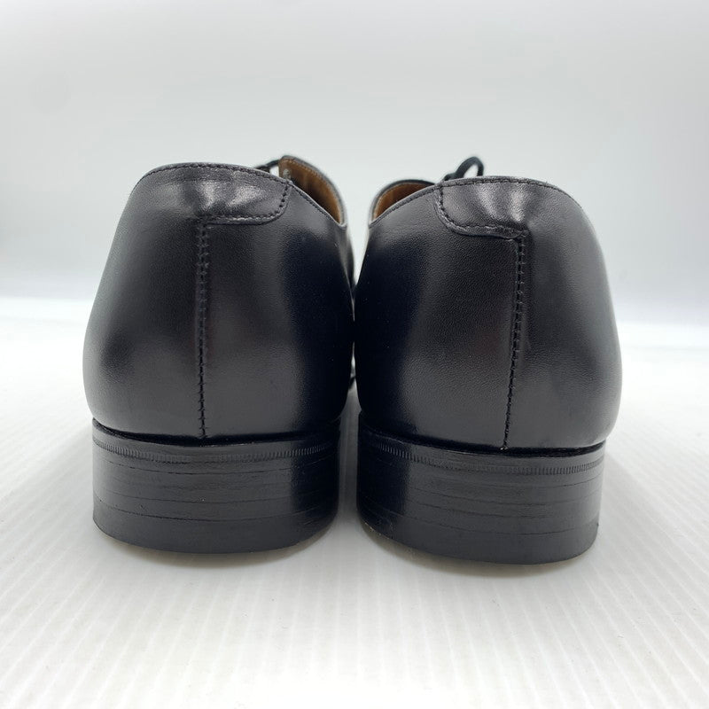 【中古品】【メンズ】 NEW & LINGWOOD ニューアンドリングウッド PLAIN TOE LEATHER SHOES プレーントゥ レザーシューズ 靴 革靴 164-261002-ko-01-teih サイズ：8H F カラー：ブラック 万代Net店
