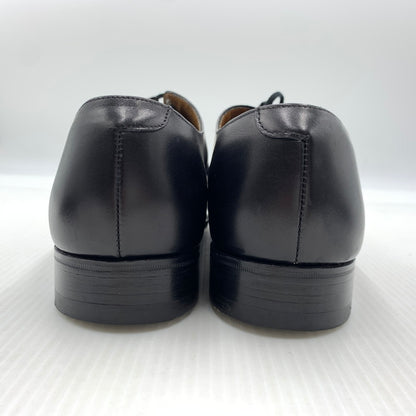 【中古品】【メンズ】 NEW & LINGWOOD ニューアンドリングウッド PLAIN TOE LEATHER SHOES プレーントゥ レザーシューズ 靴 革靴 164-261002-ko-01-teih サイズ：8H F カラー：ブラック 万代Net店
