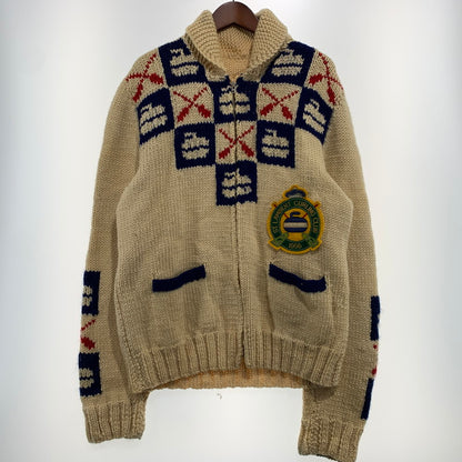 【現状渡し品】【メンズ】 UNKNOWN COWICHAN KNITWEAR LIGHTNING ZIP VINTAGE カウチンニット ライトアフター セーター ヴィンテージ 145-261001-ko-17-teih サイズ：不明 カラー：アイボリー系 万代Net店