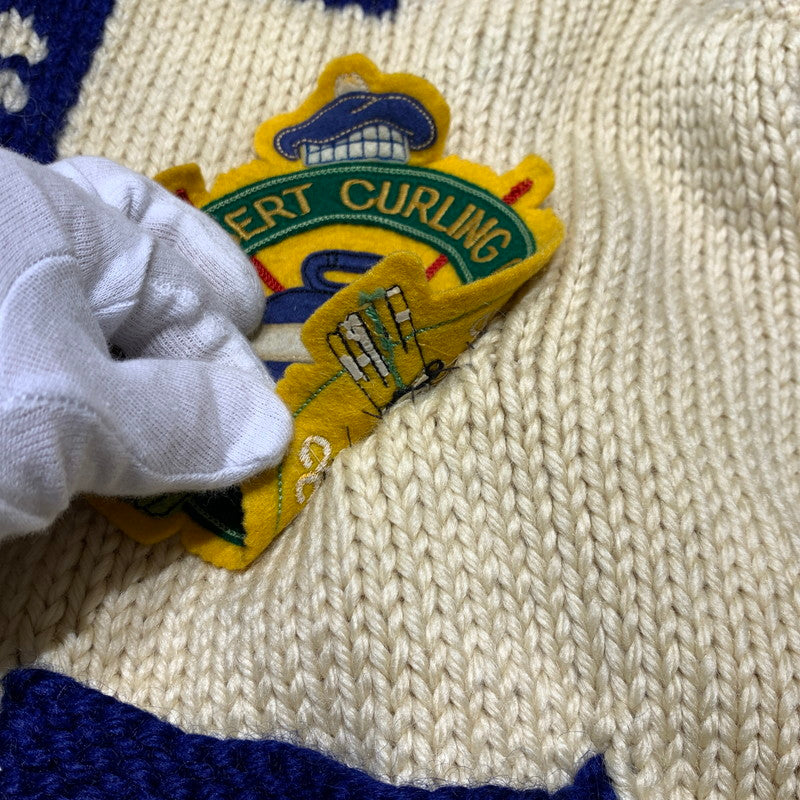 【現状渡し品】【メンズ】 UNKNOWN COWICHAN KNITWEAR LIGHTNING ZIP VINTAGE カウチンニット ライトアフター セーター ヴィンテージ 145-261001-ko-17-teih サイズ：不明 カラー：アイボリー系 万代Net店