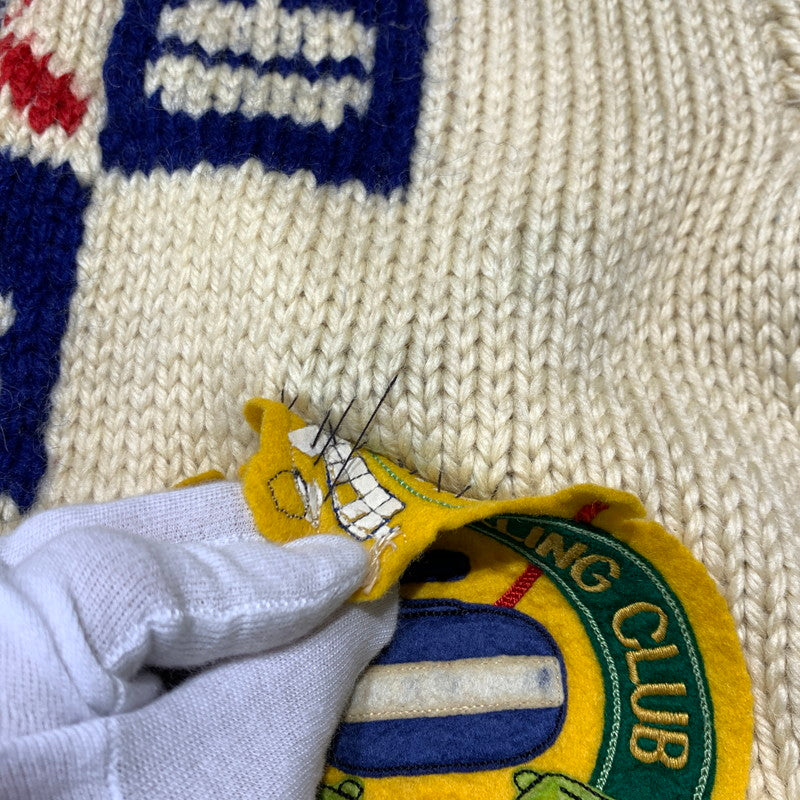 【現状渡し品】【メンズ】 UNKNOWN COWICHAN KNITWEAR LIGHTNING ZIP VINTAGE カウチンニット ライトアフター セーター ヴィンテージ 145-261001-ko-17-teih サイズ：不明 カラー：アイボリー系 万代Net店