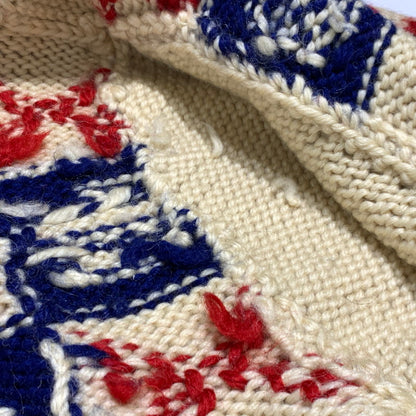 【現状渡し品】【メンズ】 UNKNOWN COWICHAN KNITWEAR LIGHTNING ZIP VINTAGE カウチンニット ライトアフター セーター ヴィンテージ 145-261001-ko-17-teih サイズ：不明 カラー：アイボリー系 万代Net店