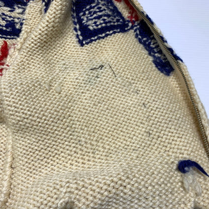 【現状渡し品】【メンズ】 UNKNOWN COWICHAN KNITWEAR LIGHTNING ZIP VINTAGE カウチンニット ライトアフター セーター ヴィンテージ 145-261001-ko-17-teih サイズ：不明 カラー：アイボリー系 万代Net店