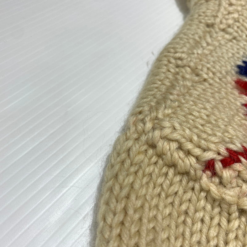 【現状渡し品】【メンズ】 UNKNOWN COWICHAN KNITWEAR LIGHTNING ZIP VINTAGE カウチンニット ライトアフター セーター ヴィンテージ 145-261001-ko-17-teih サイズ：不明 カラー：アイボリー系 万代Net店