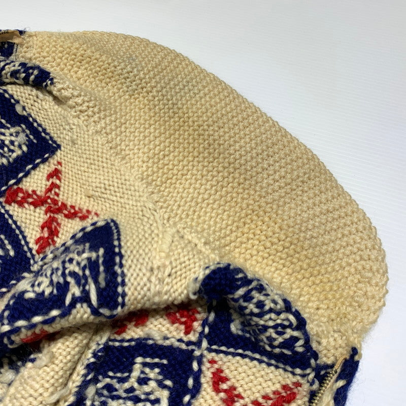 【現状渡し品】【メンズ】 UNKNOWN COWICHAN KNITWEAR LIGHTNING ZIP VINTAGE カウチンニット ライトアフター セーター ヴィンテージ 145-261001-ko-17-teih サイズ：不明 カラー：アイボリー系 万代Net店