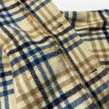 【現状渡し品】【メンズ】 PENDLETON ペンドルトン 70's WOOL CHECK SHIRT JACKET VINTAGE 70年代 チェック シャツジャケット ライトアウター ヴィンテージ 145-260930-yo-08-teih サイズ：L カラー：ベージュ/ブルー 万代Net店