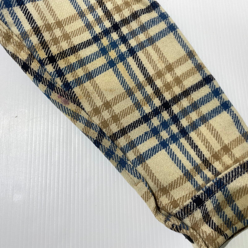【現状渡し品】【メンズ】 PENDLETON ペンドルトン 70's WOOL CHECK SHIRT JACKET VINTAGE 70年代 チェック シャツジャケット ライトアウター ヴィンテージ 145-260930-yo-08-teih サイズ：L カラー：ベージュ/ブルー 万代Net店