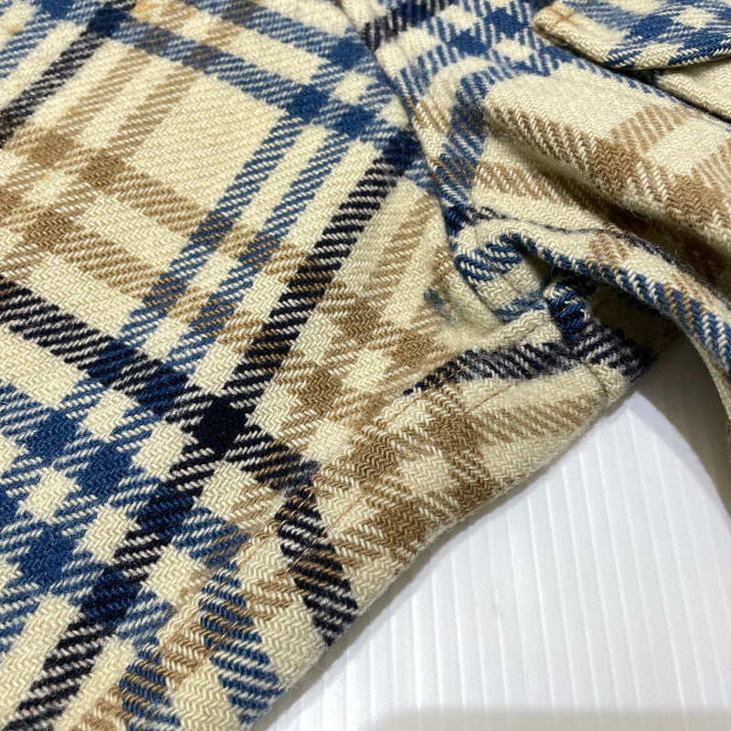 【現状渡し品】【メンズ】 PENDLETON ペンドルトン 70's WOOL CHECK SHIRT JACKET VINTAGE 70年代 チェック シャツジャケット ライトアウター ヴィンテージ 145-260930-yo-08-teih サイズ：L カラー：ベージュ/ブルー 万代Net店
