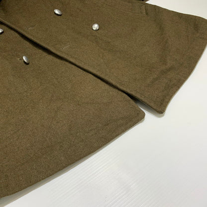 【現状渡し品】【メンズ】 FRENCH ARMY フレンチアーミー GREAT COAT VINTAGE グレートコート アウター ヴィンテージ ミリタリージャケット 145-261001-ko-01-teih サイズ：32 カラー：カーキ系 万代Net店